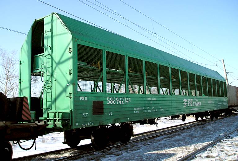 Транспортировка железнодорожным транспортом автомобиля цена из Санкт-Петербурга в Мурманск